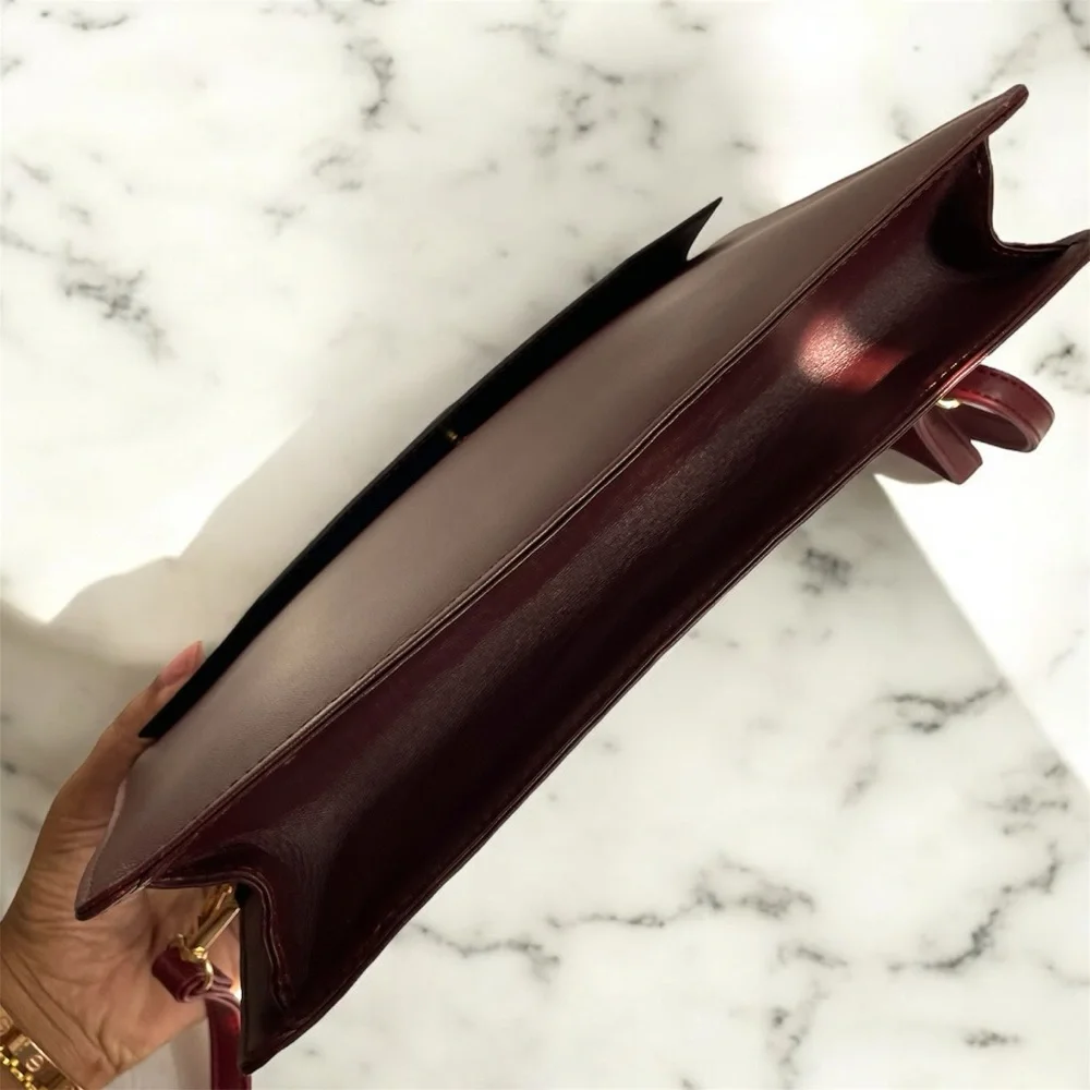 CARTIER Portfolio Large Clutch Crossbody bag ❤️ - Picture 10 of 15